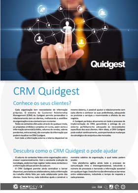 brochura CRM da Quidgest